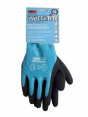 Carded Watertite Grip Gloves Blue Black